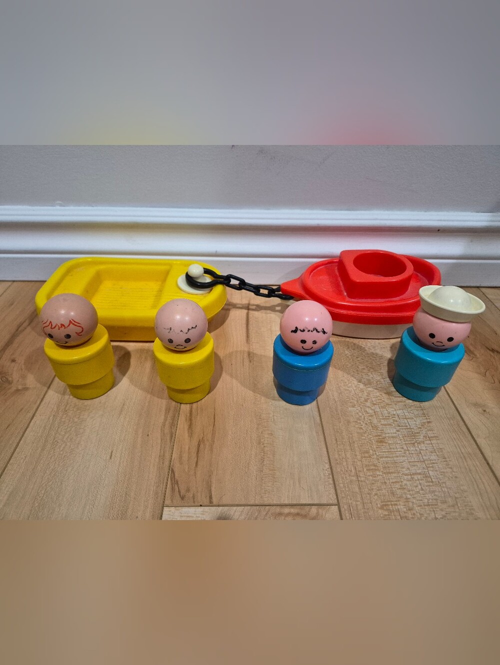 Vintage Fisher Price Jumbo Little People (about 3.5" tall)